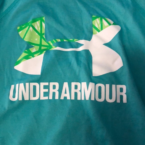 Teal Under Armour Dri-Fit Shirt - Picture 2 of 4